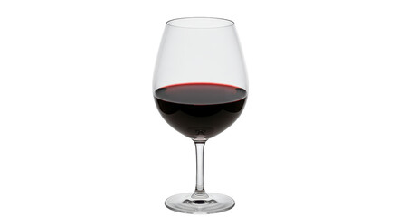 Isolated Red Wine Glass
