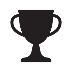 Trophy cup icon, victory cup icon.