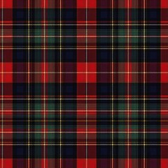 Timeless Weave Traditional Scottish Tartan in Classic Colors