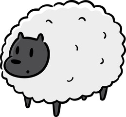 Illustration of sheep
