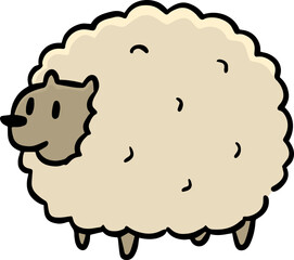 Illustration of sheep
