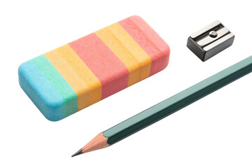 Fototapeta premium pencils and sharpener