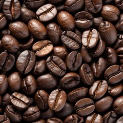 Fototapeta premium Roasted Coffee Beans Background