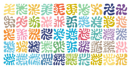 Abstract Algae Shape Doodle