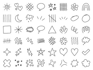 Random Shape Doodle for Blogger and Scrapbook Ornament