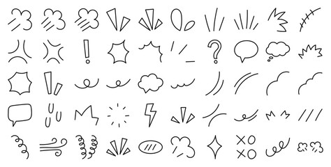 Manga Comic Expression Doodle