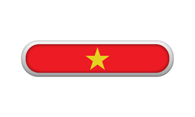 Vietnam flag, button, badge
