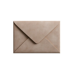 Elegant brown envelope showcasing simple design for postal and organizational purposes