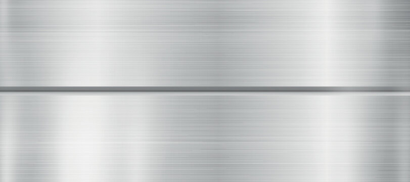 Silver galvanized texture, aluminum background web template - Vector illustration