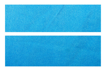 Fototapeta premium Blue Fabric Texture on Transparent Background for Creative Design