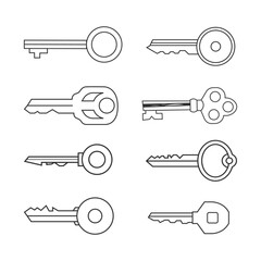 vector set of keys