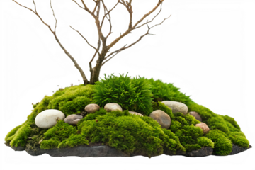 moss covered tree