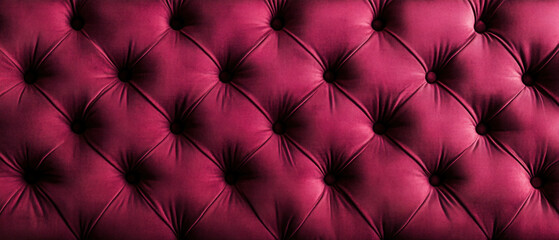 Fototapeta premium Closeup of pink velvet rhombus pattern upholstery texture background, luxury furniture vintage antique design