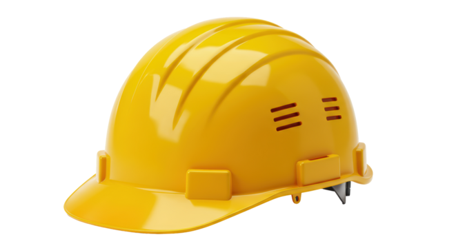 Isolated Yellow Hard Hat