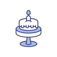 Cake Stand Icon vector stock illustration