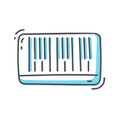 barcode icon, barcode vector illustration-simple illustration of barcode, perfect for barcode logos and icons