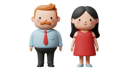 Isolated Family Figures