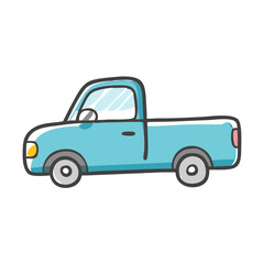 pickup icon, pickup vector illustration-simple illustration of pickup, perfect for pickup logos and icons