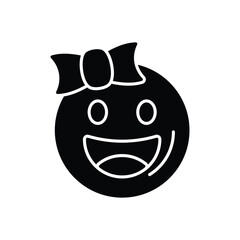 Smiley Face Icon vector stock illustration