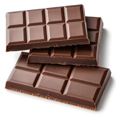 Fototapeta premium Stack of Dark Chocolate Bars