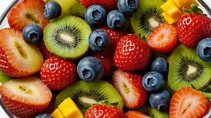 Obraz premium Fruit Salad Bowl