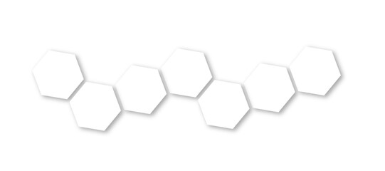 Abstract background with white color hexagons and seamless pattern vector design . luxury white pattern geometric mesh cell texture .honeycomb 3d background texture design .