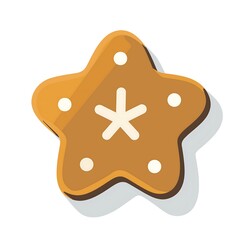Christmas Gingerbread Star Cookie Baking: Festive Sweet Treats Recipe for Holiday Celebration