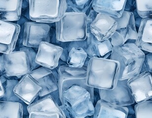 Pile of Ice Cubes