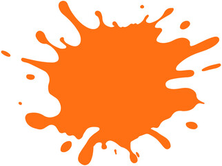 Orange Paint Splash