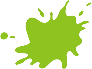 Green Paint Splash
