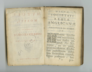 Antique medical page, book and library stamp for authorized knowledge on medicine study, learning and research. Language, pathology and parchment paper for healthcare education literature or wisdom