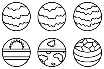 earth s layers cru vector art of planet layers