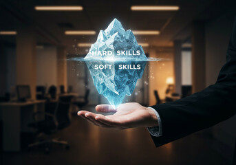 Visualizing soft vs hard skills