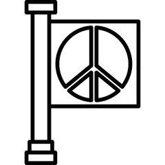 Peace Icon Vector Element
