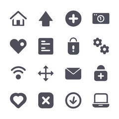Hand Drawn Essential UI Icons Collection Vector Set