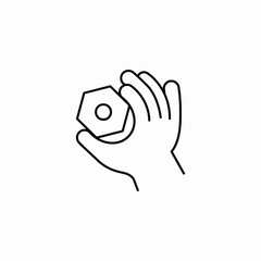 gear adjustment icon sign vector