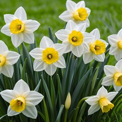 Fototapeta premium Spring Daffodils in Bloom