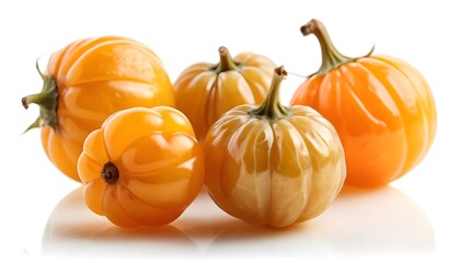 Fresh Physalis, Groundcherries, Golden Berries Closeup