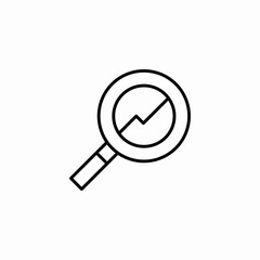statistics research icon sign vector