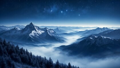 Obraz premium Mountains Landscape Majestic Nature Picturesque Panorama Scenery