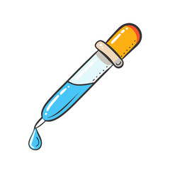 dropper icon, dropper vector illustration-simple illustration of dropper, perfect for dropper logos and icons