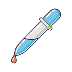 dropper icon, dropper vector illustration-simple illustration of dropper, perfect for dropper logos and icons