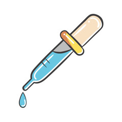 dropper icon, dropper vector illustration-simple illustration of dropper, perfect for dropper logos and icons