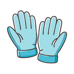 gloves icon, gloves vector illustration-simple illustration of gloves, perfect for gloves logos and icons