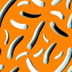 seamless pattern with funny faces