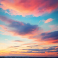 Obraz premium Dreamy Sunset Sky