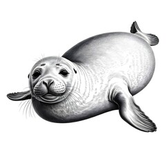 Adorable Grey Seal Pup