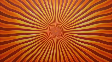 Radiant sunburst painting, a vibrant and dynamic display of light color