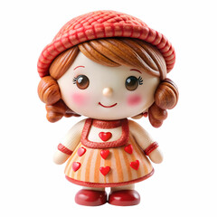 Charming and Lovely Object Gracefully Isolated on White Background