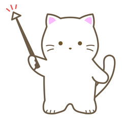 しろねこ／チェック